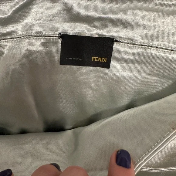 👽🌪️ Silver FENDI midi pencil skirt ! - Picture 5 of 5